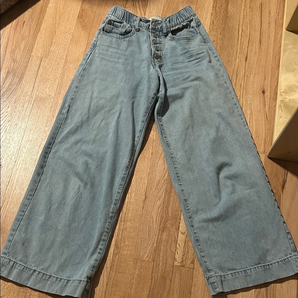 Forever 21 Light Blue Flare Jeans